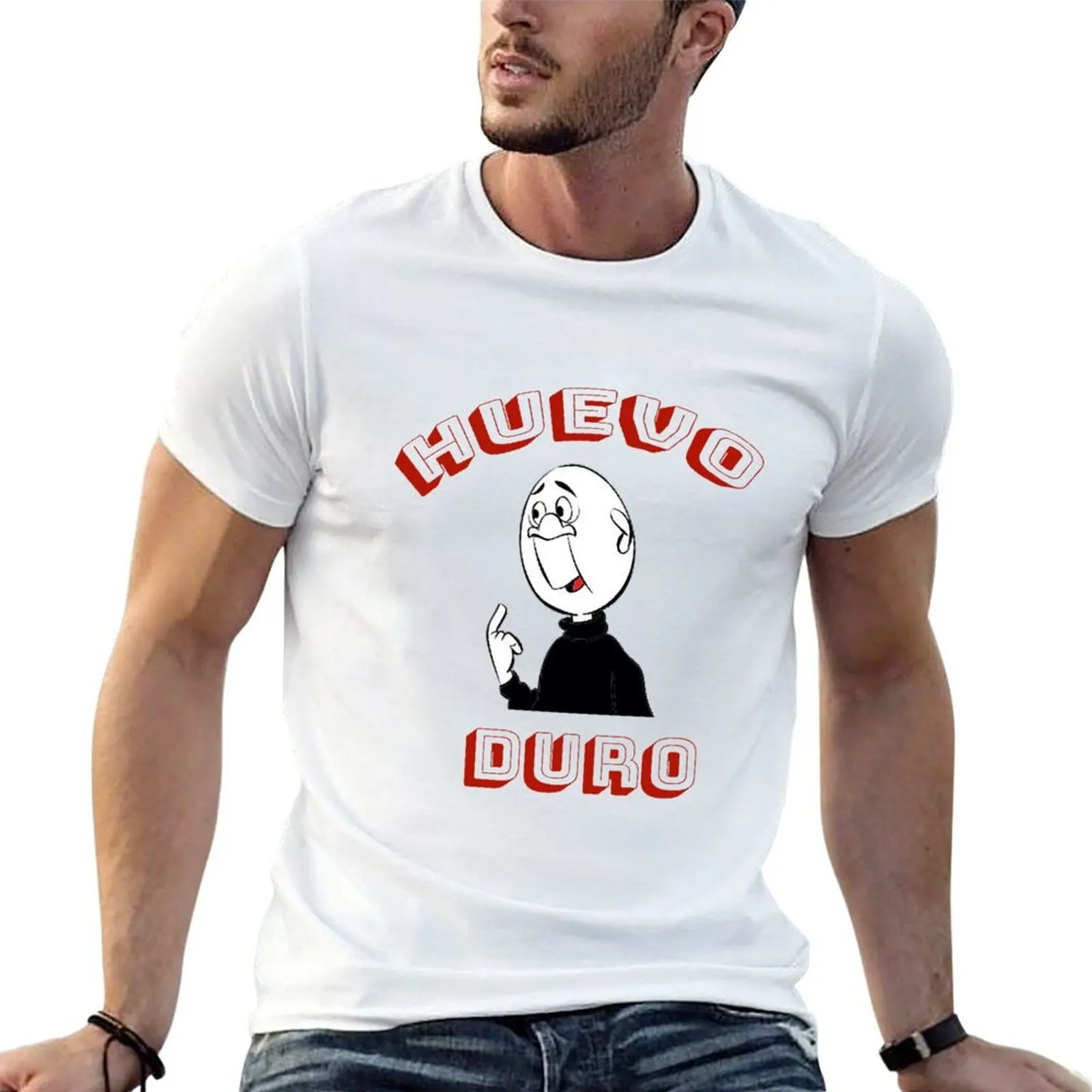 

Huevo duro Condorito character T-Shirt t shirts for man cotton t shirts for man slim fit funny t shirts dark humor T-Shirt