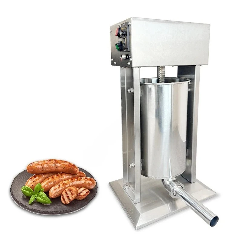 Electric Sausage Stuffer Heavy Duty Electric Sausage Stuffer Maker with 4 Stuffing Tubes