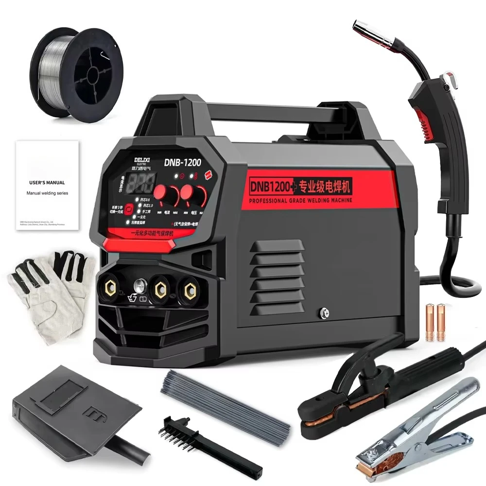 Mig Welder NBD1200 MIG Gas Gasless 3 in 1 Lift Tig Mma Arc Welding Machine