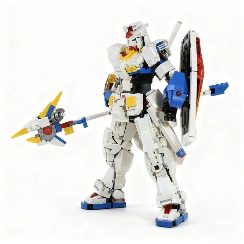 1501 Uds. MOC White Devil gundamesd RX modelo bloques de construcción Idea de construcción educación regalo de Navidad juguetes de ladrillo cumpleaños