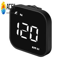 AC54-HUD Car Speedometer Timetable Speed Alarm GPS Head-Up Display Auto Electronic Accessories Fits All Cars