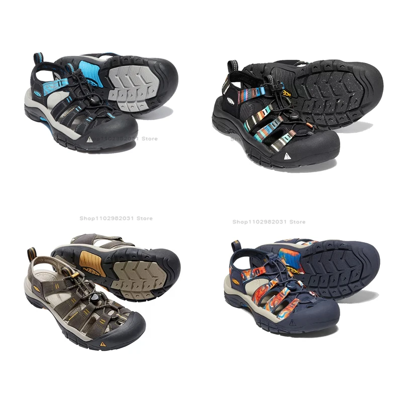 Keen Outdoor Wading Upstream Sandals Men and Women NEWPORT Closed Toe Protection Hiking Quick-Drng Sandals Couple Shoes