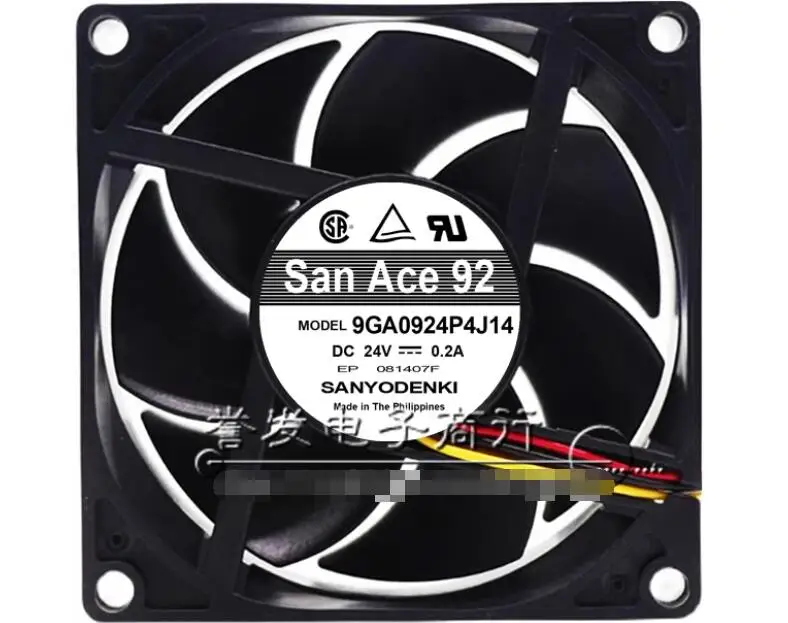

Ltsf For SANYO DENKI 9GA0924P4J14 DC 24V 0.2A 90x90x25mm 4-Wire Server Cooling Fan 9cm
