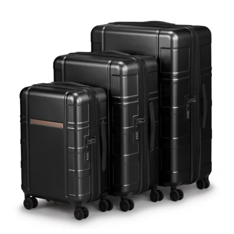 PC Tie Rod Set com rodas silenciosas, compartimento para separação úmida e seca, alumínio interno e ferro exterior, 3 em 1