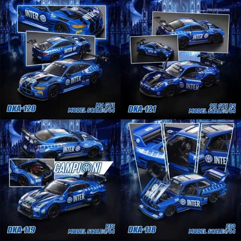 car-demon-king-1-64-milan-champion-commemorative-car-die-casting-alloy-car-model-male-gift-desktop-decoration