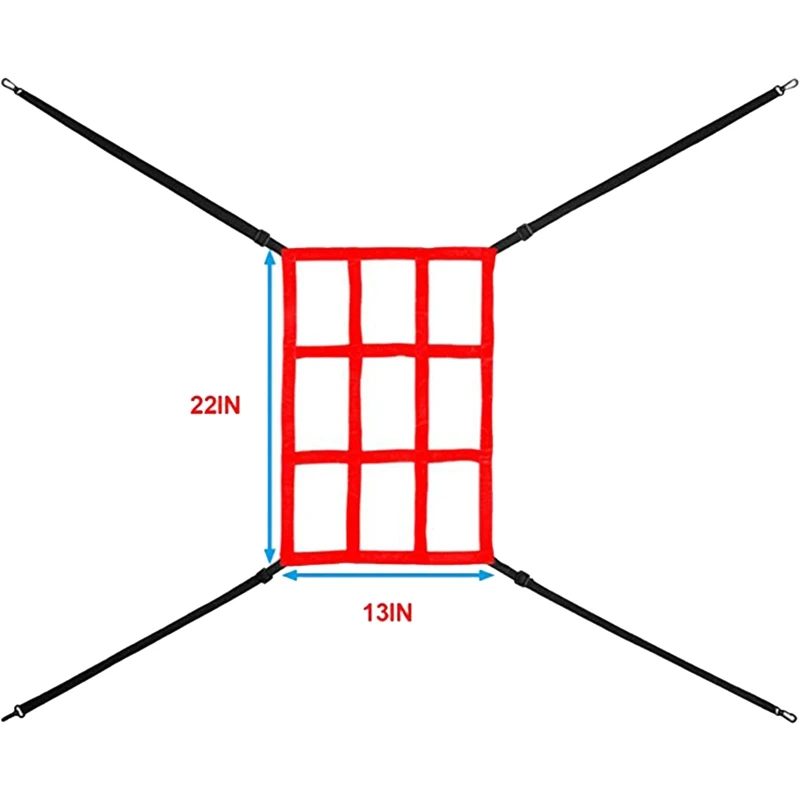 Przenośna siatka do ćwiczeń baseballowych Uderzanie Pitching Odbijanie Siatka treningowa Baseball Backstop Net Akcesoria baseballowe