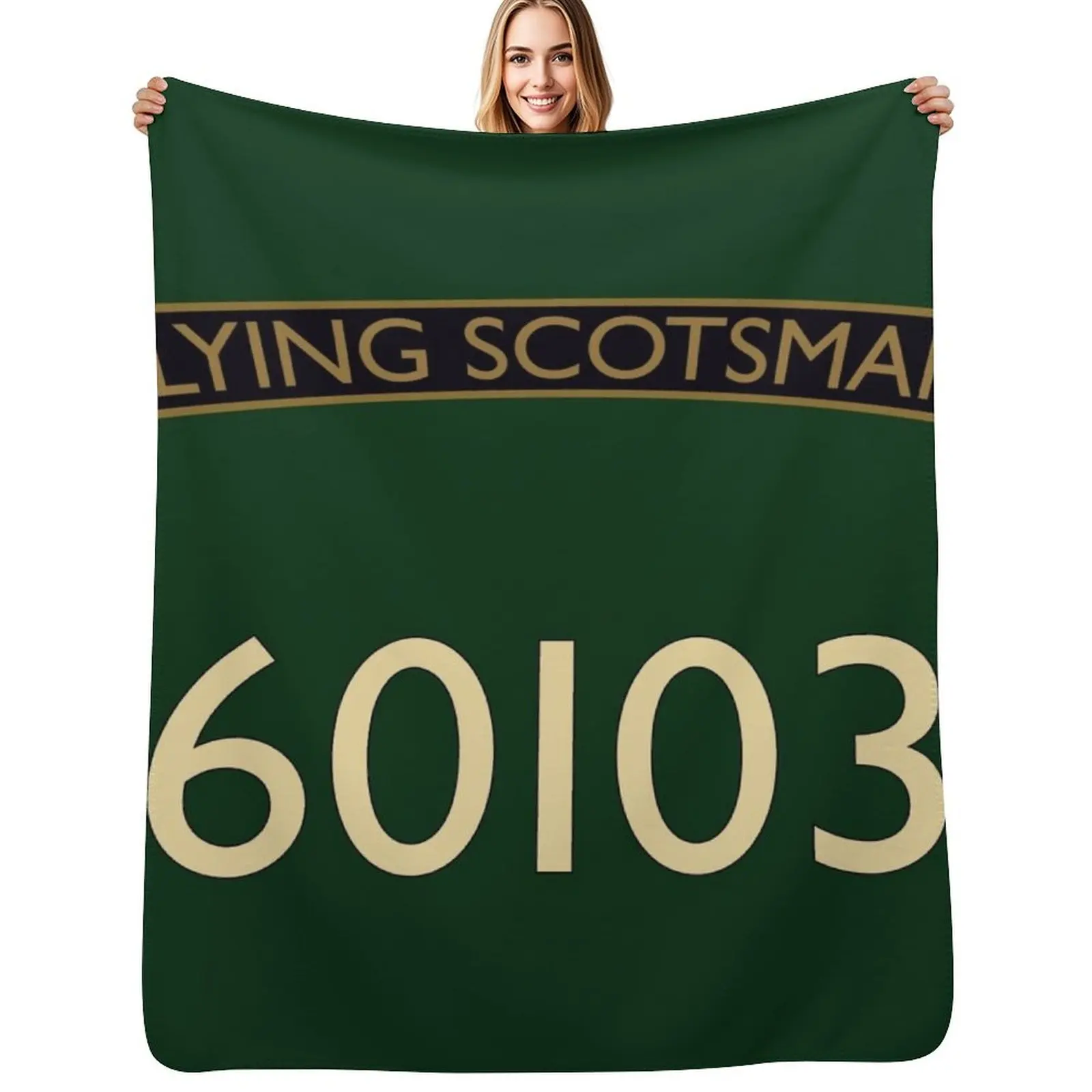 Flying Scotsman 60103 Throw Blanket Cozy Throw Blanket for Bed Sofa Chair