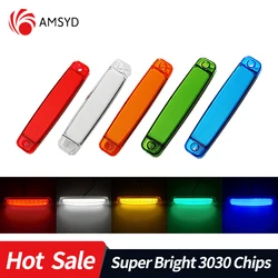 2PCS LED Side Marker Lights Signal Lamp 12-24V Outdoor Indicator Turn Personal Car Decoration for Truck Trailer Bus