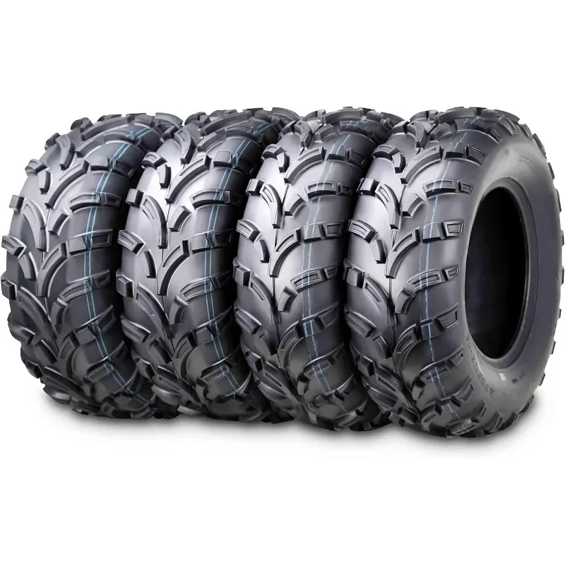 Set of 4 ATV/UTV Tires 25x8-12 Front & 25x10-12 Rear /6PR P373-10243/10244