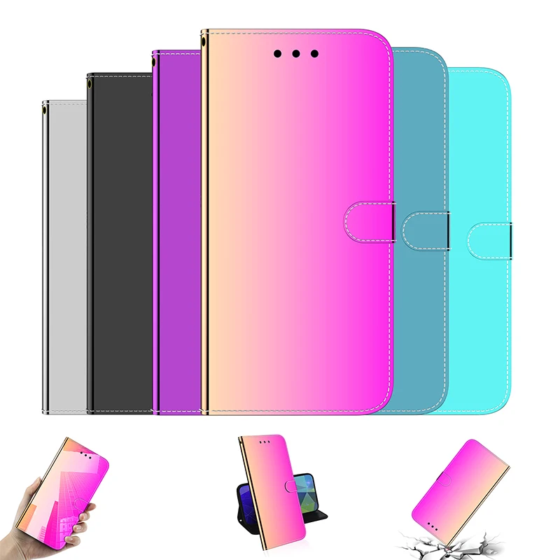 

PRO 2021 New Leather Case For Google Pixel 4A 5A Mirror Soft Card Slots Wallet Flip Stand For Google Pixel 5A 5 XL Fundas Full C