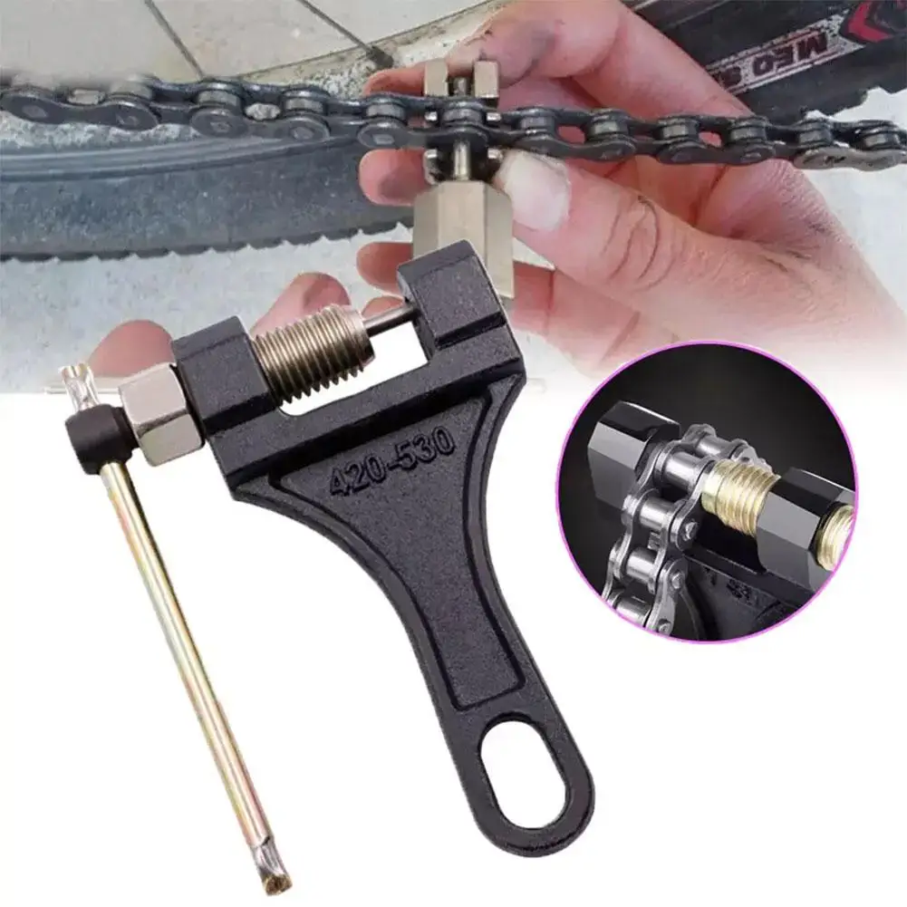 Bicycle Motorcycle Universal Chain Cutter Reinforced Tool 420-530 Outdoor Steel Repair Wrench Carbon Chain Portable Breaker H8C1 view 3