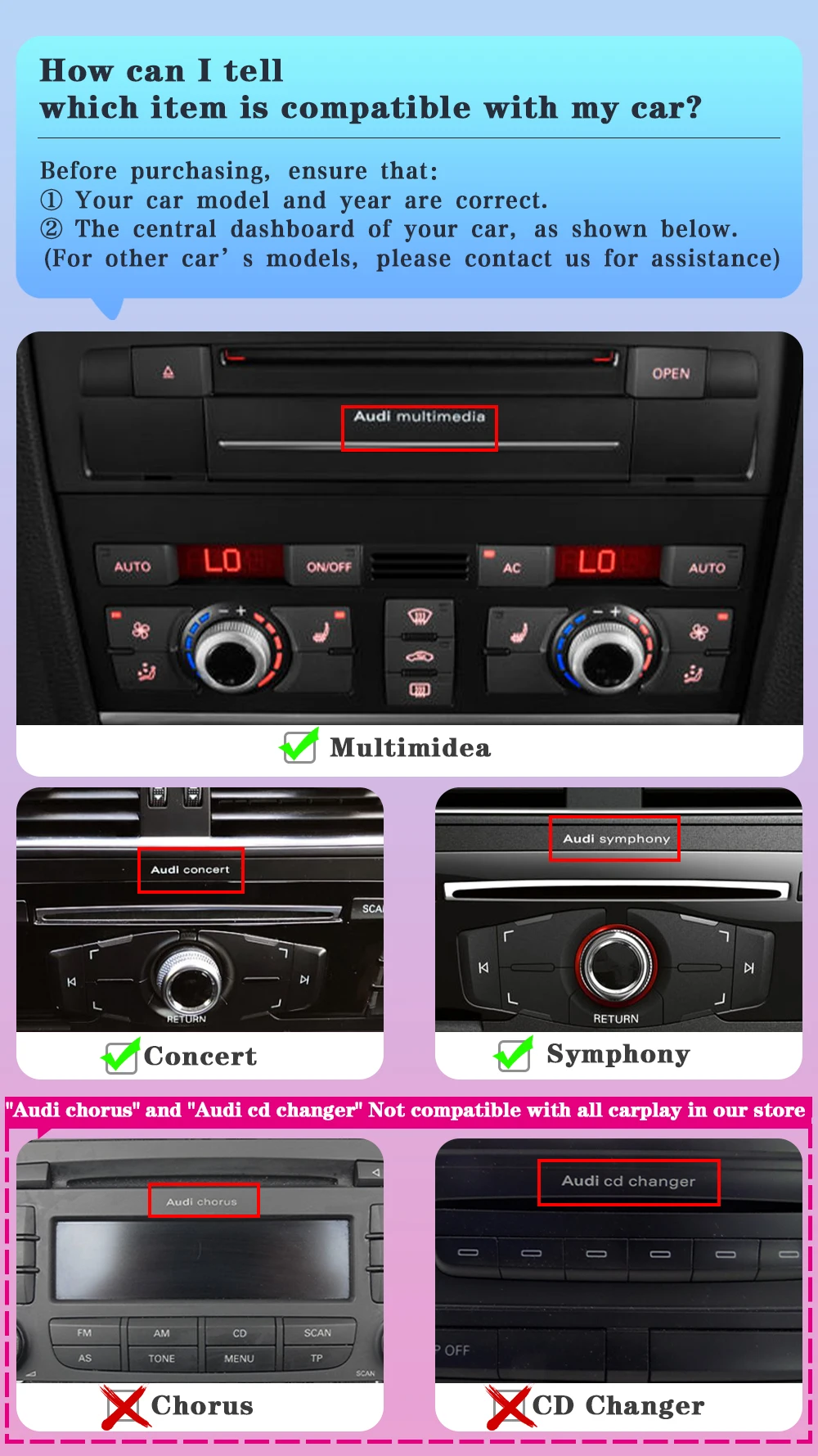 AUTOTOP Linux Wireless CarPlay Interface Box für Audi A1 Q3 2012-2018 mit Spiegel LinkaAirPlay Android Auto GPS Navigation BT – Detail 2