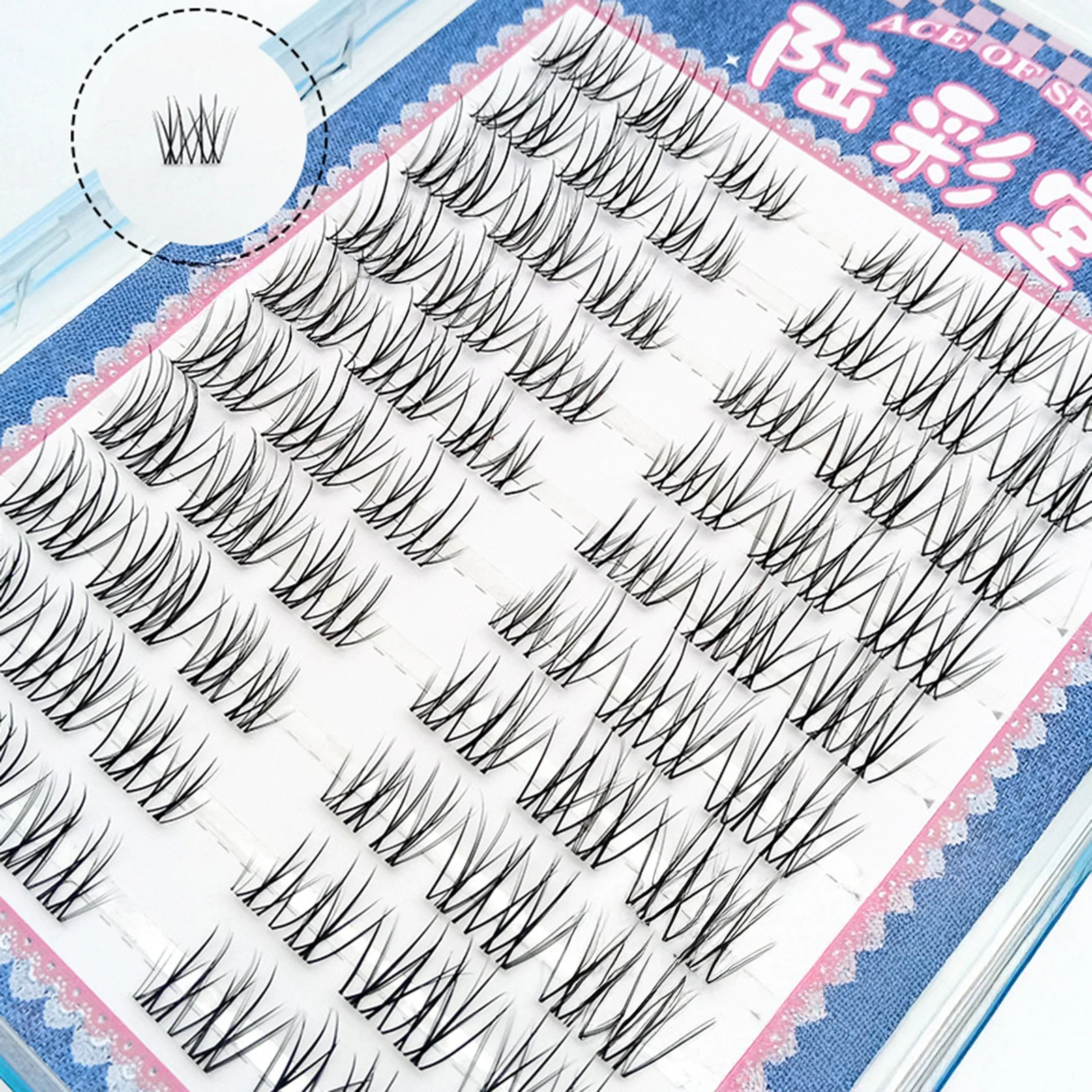 DIY Lash extensions Natuurlijke Zachte Valse Wimpers Koreaanse stijl individuele cluster wimpers Pluizige dagelijkse wimper Make-up accessoires