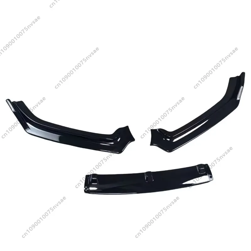 For VW Polo MK5 6R GTI 2010-2014 Car Front Bumper Lip Chin Spoiler Splitter Lip Guard Protector Gloss Black Front Splitter