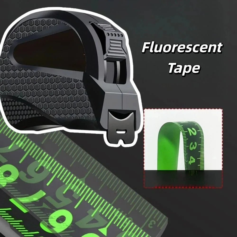 

Self Locking Fluorescent Tape Measure Fluorescent Metric Scale Measuring Tape Wear-Resistant High-Precision