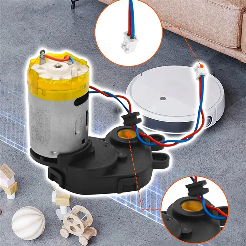 

-ABHW Vacuums Main Brush Motor Compatible T8 T9 /T8 AIVI/T8/N8 Pro/N8 Pro Plus/N8 Series Robot Vacuum Replacement Parts