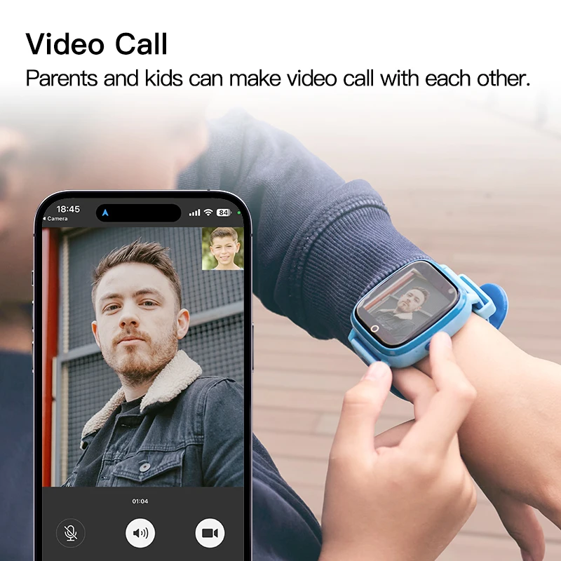 Reloj inteligente 4G para niños, localizador con tarjeta SIM, cámara, GPS, videollamada SOS, llamada telefónica, Chat de voz, batería de larga