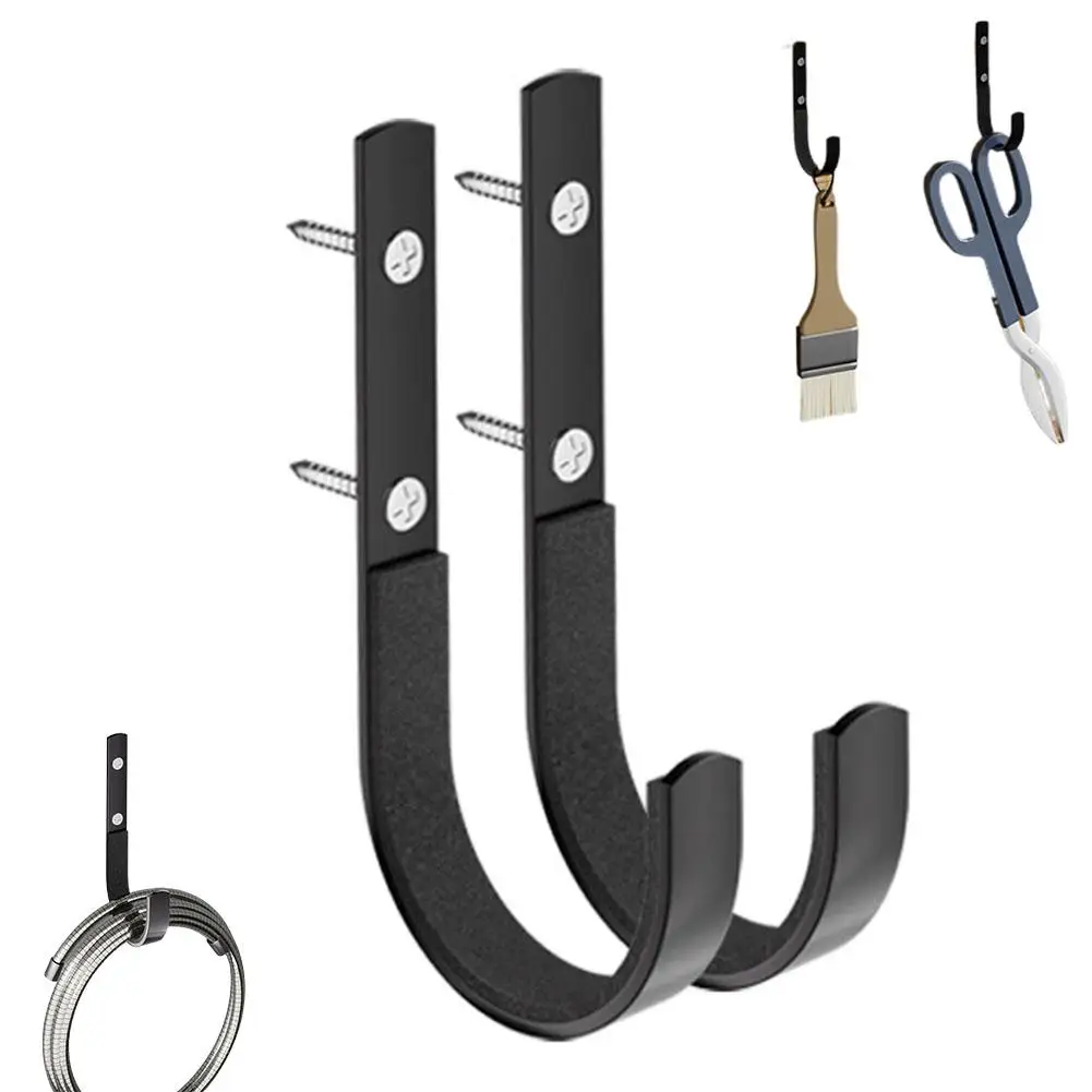 AliExpress NONE 2PCS Bicycle Racks Multi-Functional Metal Hook Home Tool Wall-mounted Storage Rack Space Saving Bicycle Display Rack
