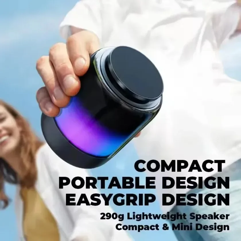 4 In 1 Magnetic Attraction Mobile Phone Stand Bluetooth Speaker With RGB Ambient Light For Mobile Phones Tablet Computer ipad