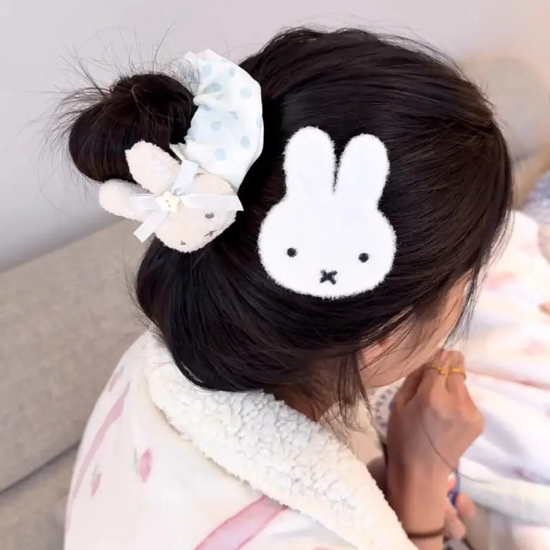 Cute Miffy Fringe Stickers Kawaii Sweet Magic Stickers Ins Korean Fashion Hair Accessories Cartoon New Hair Accessories