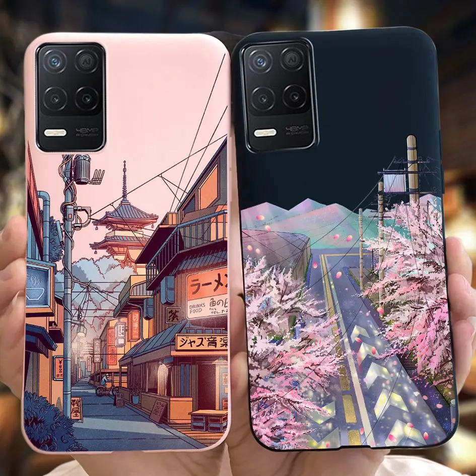 For Realme 8 5G Case Realme 8 Pro Cute Astronaut Cover Slim TPU Soft Silicone Phone Case For Realme 8 8i 4G Realme8 RMX3085 Capa