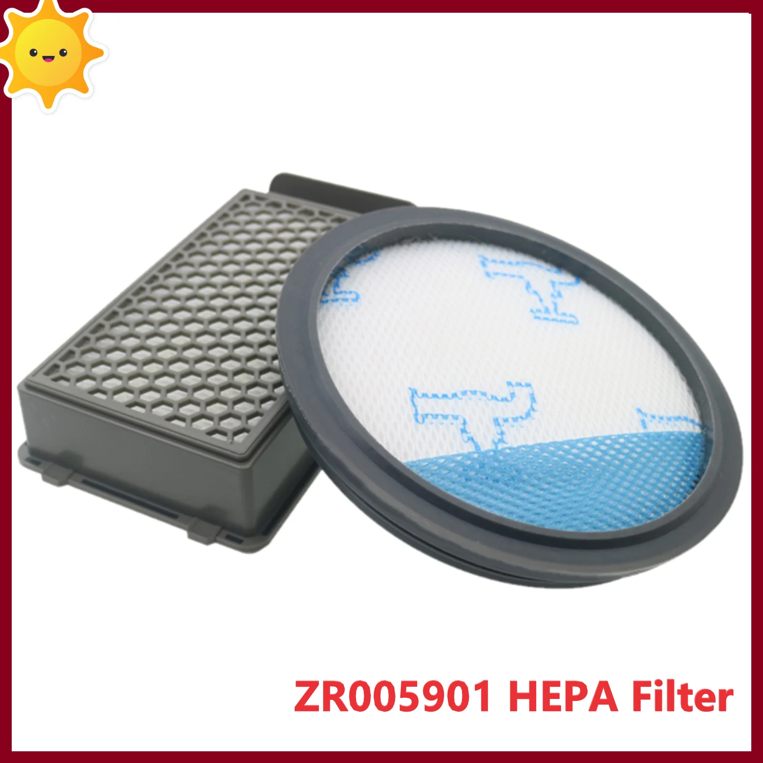 Repuestos de Filtro HEPA ZR005901 para Aspiradora Rowenta Cyclonic Power RO3753EA RO3718EA RO3724EA RO3731EA RO3786EA RO3798EA