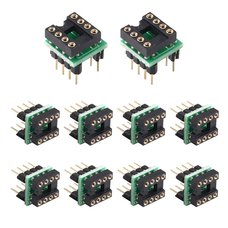 ABGI-10PCS Dual-Op-Amp-zu-Single-Op-Amp-Adapterplatine – Detail 5