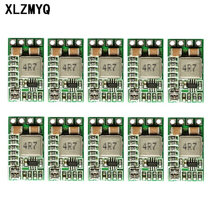 Minifuente de alimentación reductor de DC-DC, convertidor reductor de voltaje ajustable de 1,8 V, 2,5 V, 3,3 V, 5V, 9V y 12V, CC de 12-24V a 5V y