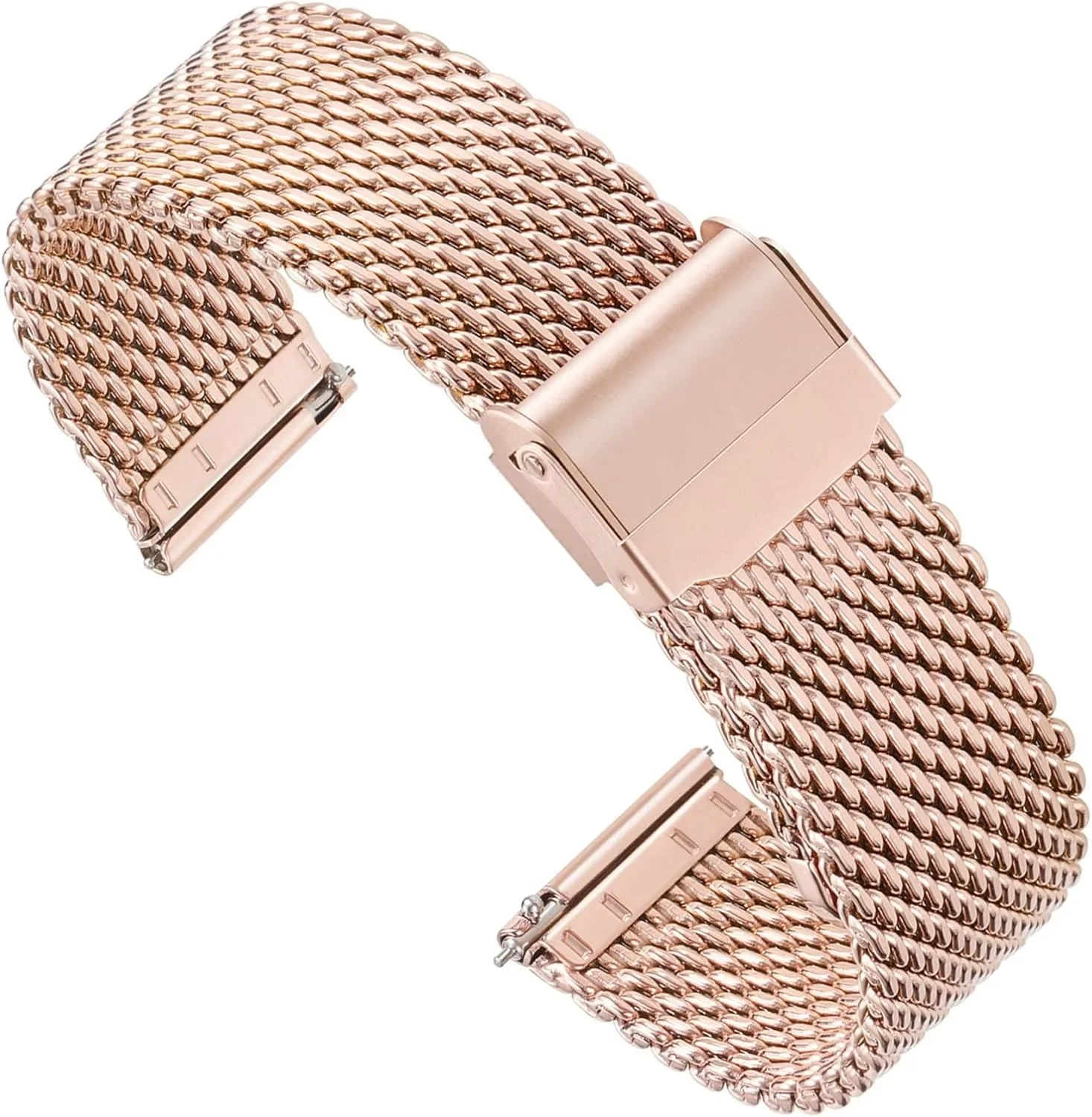 1,0 mm Milanese Mesh Armband Edelstahl Shark Mesh Uhrenarmband 18 mm 20 mm 22 mm 24 mm Schnellverschluss-Armbänder für Seiko-Gürtel