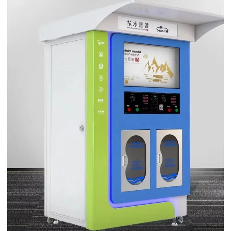 

Customized Outdoor 24-hour Self-service Water Vending Machine Suitable for Automatic Purified Water Vending Machines