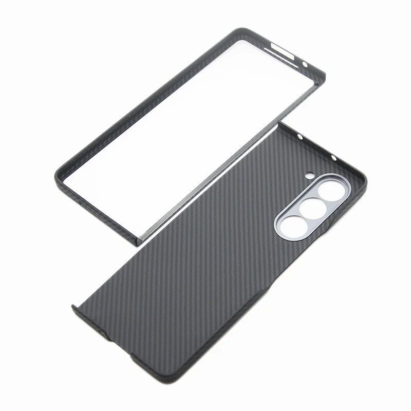 Imagem -06 - Zxke-ultralight Aramid Fiber Shell Protetor Case Confortável para Samsung Galaxy z Fold W24 600d Ultraleve Comercial