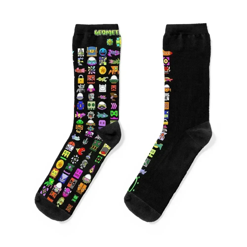 

Geometry Dash Socks sport gift shoes anti-slip Boy Socks Women's
