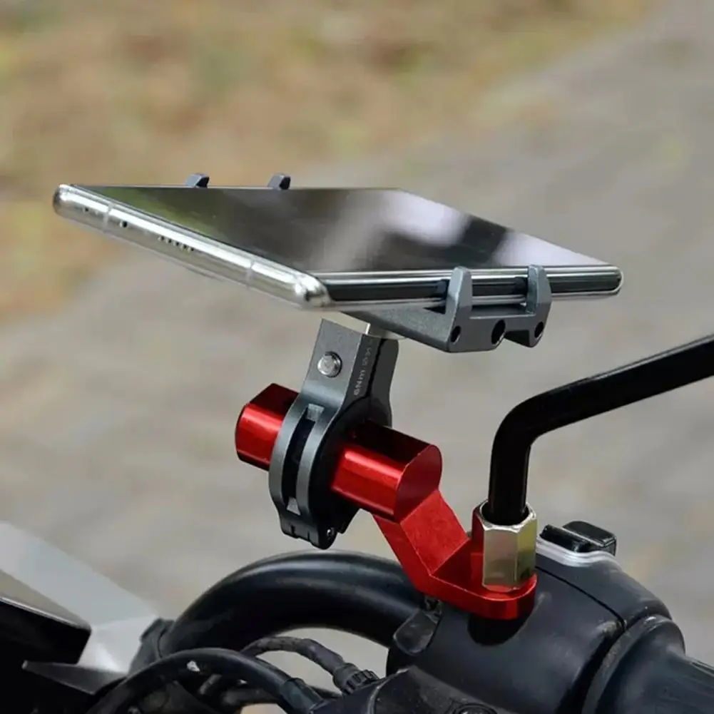 バックミラー延長ロッド-バイクハンドルバーミラー延長ロッド-バックミラーブラケット-防振-耐腐食性