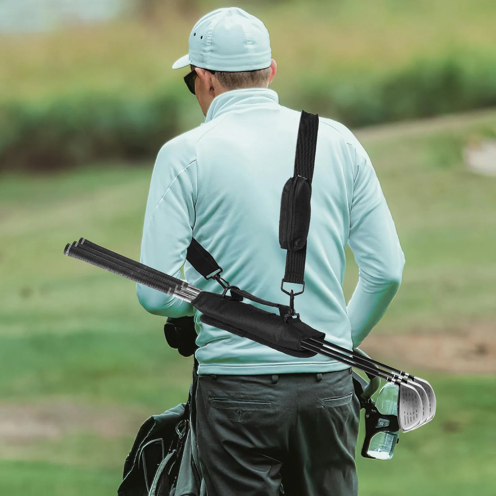 حقيبة جولف قابلة لإعادة الاستخدام من نادي الجولف، مادة قوية، صناعة متقنة، مقاومة الضغط، مقاومة التآكل، ملحقات السفر