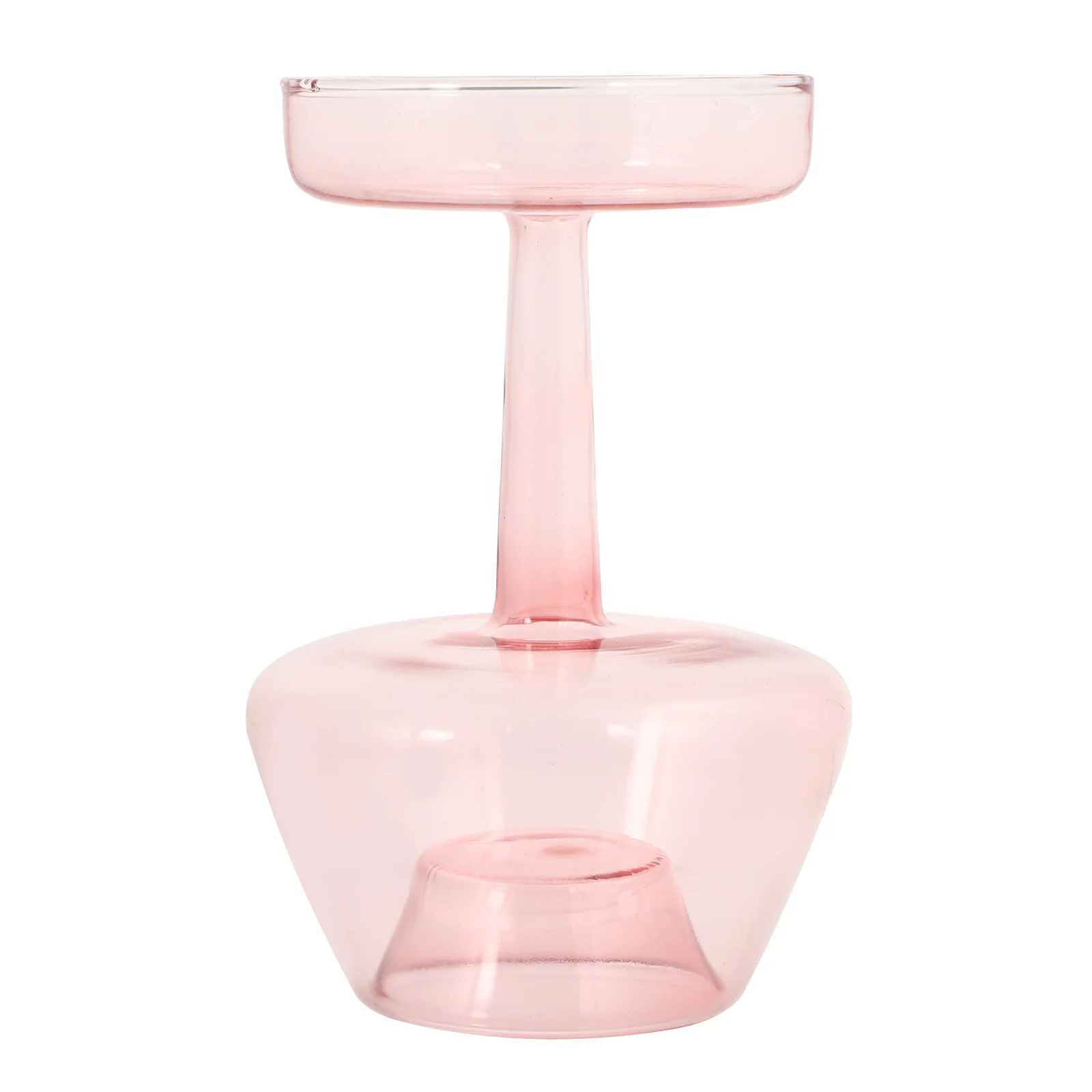 Glass Vase Modern Decorative Vase for Indoor Plants Flowers Hydrangeas Roses Tulips Living Room Bedroom Corridor Tabletop