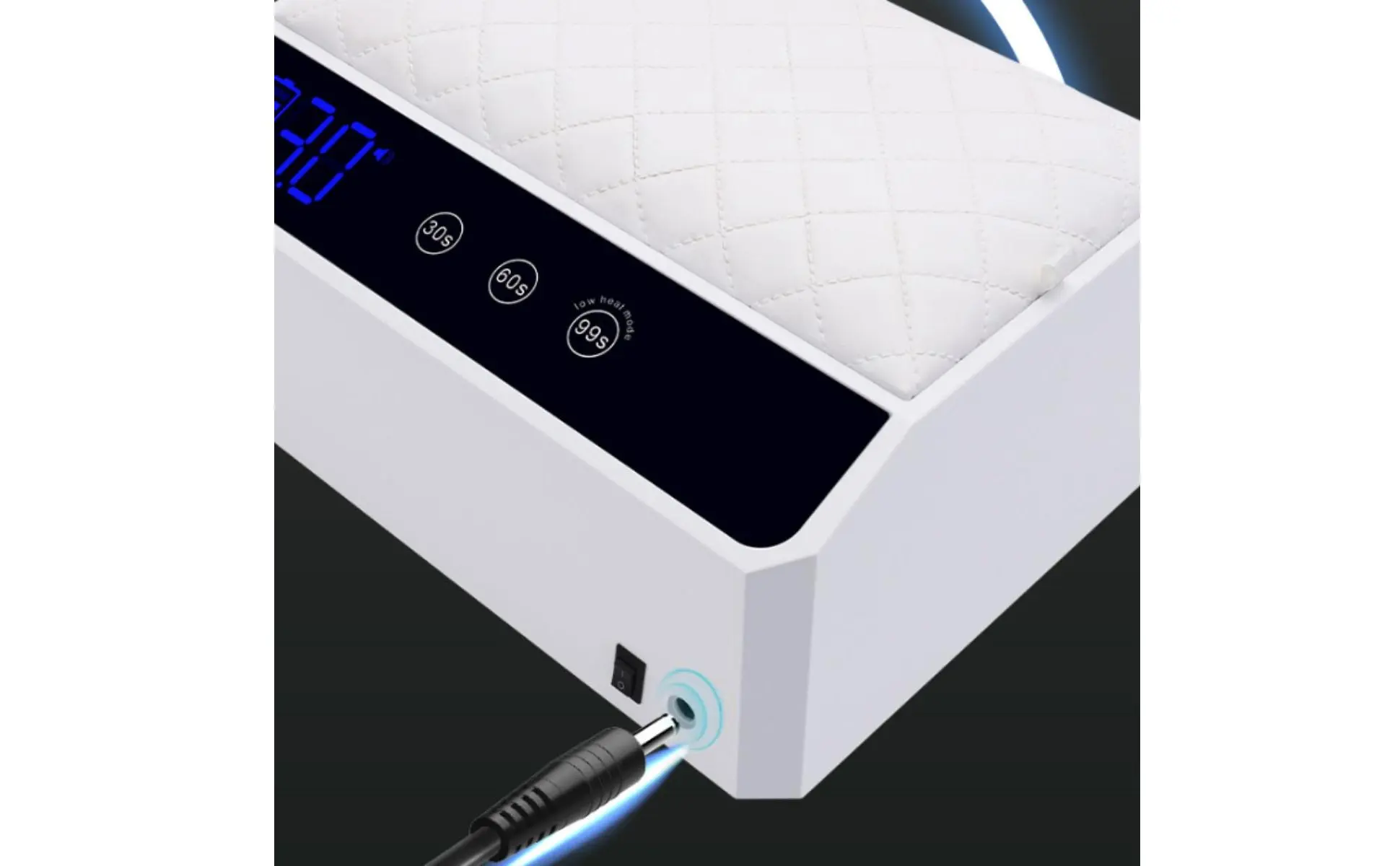 Illuminating Nail Curing Machine Large Space Battery-Powered Nail Lamp with Hand Rest Cosmetics Electronics 4 Timer Settings Illuminating Nail Curing Machine Large Space Battery-Powered Nail Lamp with Hand Rest Cosmetics Electronics 4 Timer Settings