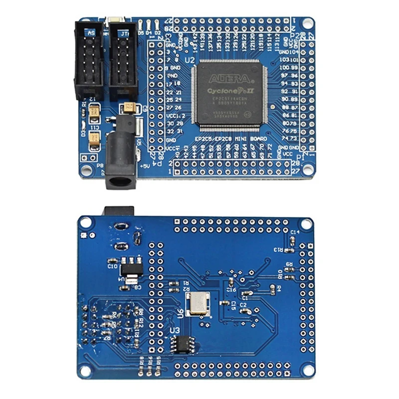 EP2C5T144 Development Board FPGA Learning Board Support Niosii Embedded CPU Development Blue Core Board For Cycloneii EP2C5T144