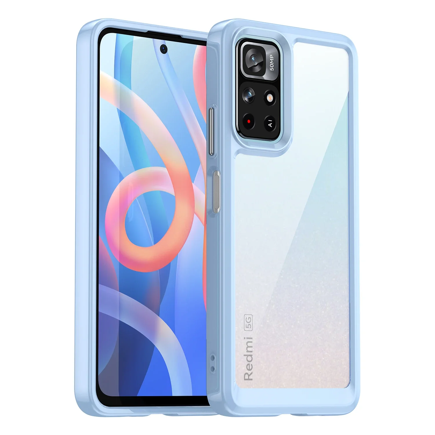 حافظة أكريليك لهاتف Redmi Note 11T 5G 11 pro 11E 11R 11s 11 se غلاف محمول شفاف مقاوم للصدمات لهاتف redmi note 11t 11e 11 pro 5g
