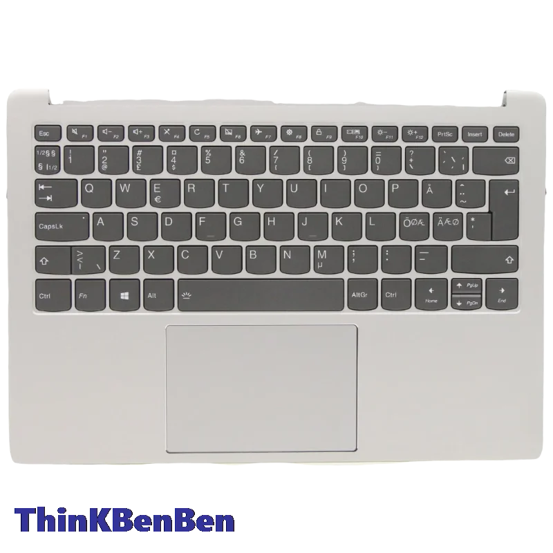 

NDC Nordic Silver, верхний чехол для клавиатуры, упор для рук, чехол для Lenovo Ideapad S540 13 13IML 13API 13ARE 13ITL 5CB0W43732