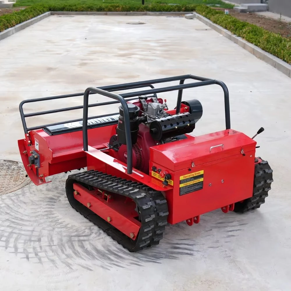 Factory Latest 800mm Cut Disc Cylinder Reel zero Turn Remote Control Lawn Mowers Atv Flail Mower