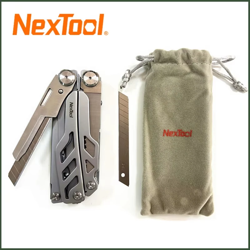 NexTool Flagship Pro 16 in 1 Multitool Replaceable Knife EDC Folding Knife Scissors Clamp Multi Tools Clip Pliers