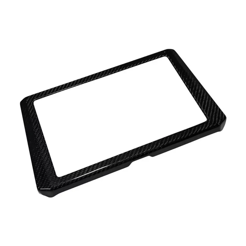 Dry Carbon Fiber Car Interior Trim Multi-media Frame Cover Panel for GR Corolla 2023 up