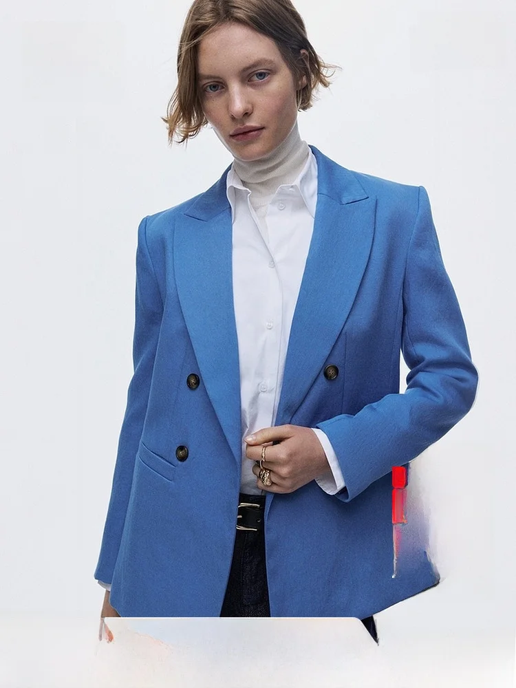 

H&M Women's Casual Suit Spring 2026 Busin Sle Polyester Nylon Rayon Blend Office Wear Daily Casual Faion Top