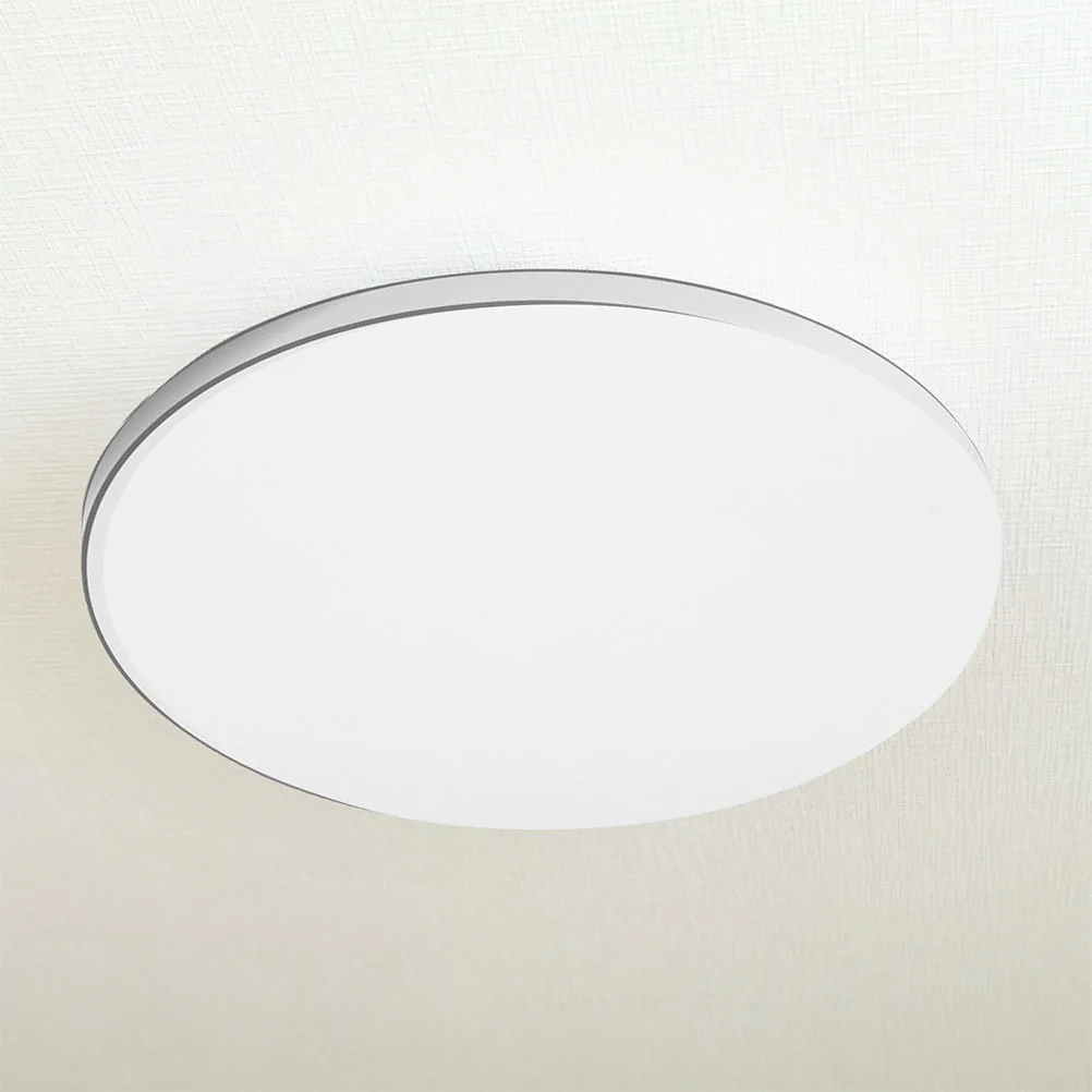 

Acrylic Panel Ceiling Light Round Lampshade Translucent Bedroom Flat Cover Bright Illumination Space Saving Aesthetic Plastic