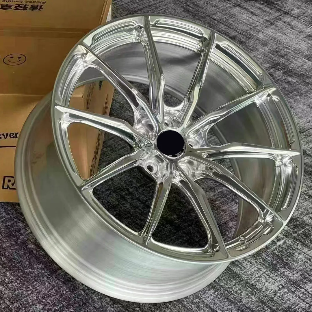 Yajian personalizado novo aro do carro do passageiro forjado 5x112 5x114.3 5x120 20mm peças de automóvel da roda da liga de alumínio