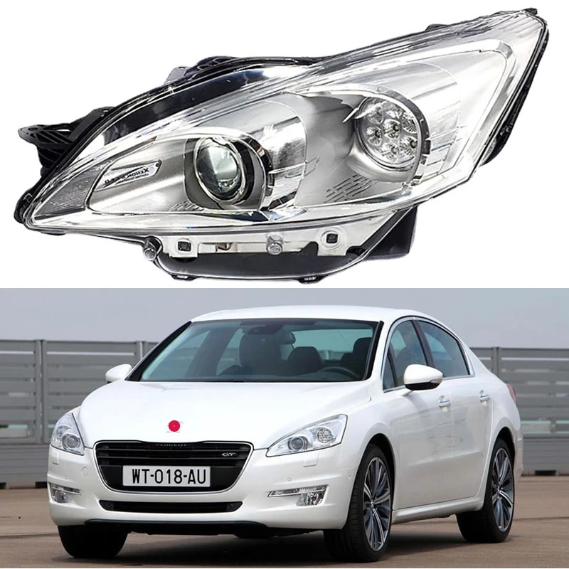 

for Peugeot 508 headlight assembly 2011 2012 2013 204 models Halogen and Xenon Headlamps High and low beams turn indicator