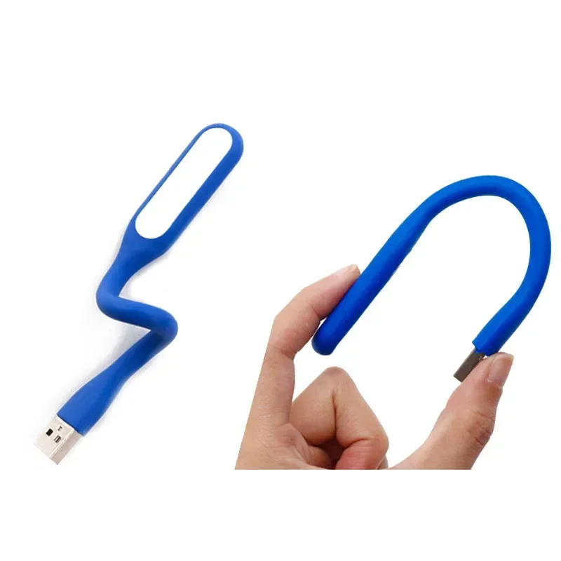 300pcs Mini 6 LED Book Lamp Portable USB Reading Camping Night Light Table Desk Lamps For Power Bank Computer Laptop Notebook PC