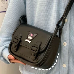 Kawaii Sanrio Kuromi Cambridge Bag Net Red con la stessa borsa All-match borsa sotto le ascelle borsa a tracolla giappone e corea del sud regalo