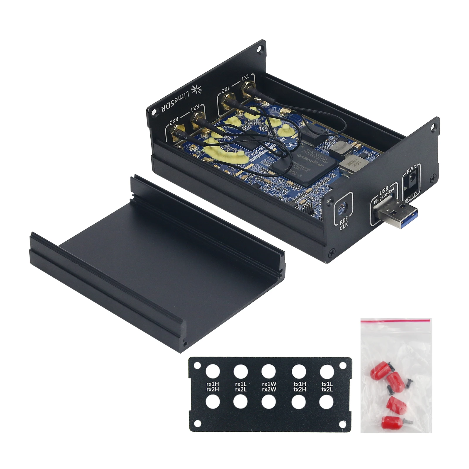 

Hot sale100KHz-3.8GHz Open Source SDR Platform Board SDR Development Board Kit with Metal Shell