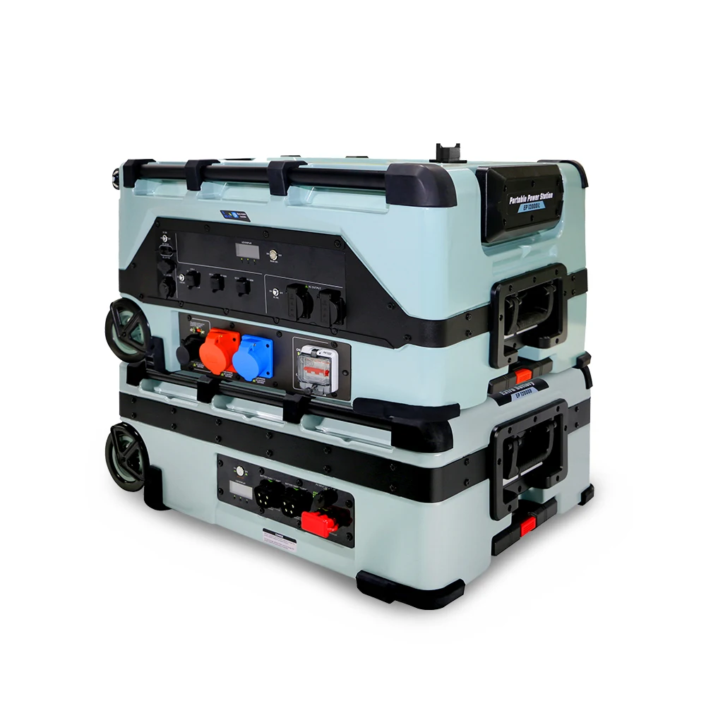 Centrale elettrica portatile Lifepo4 da 3600 W per campeggio e uso esterno Carie pannelli solari e banca